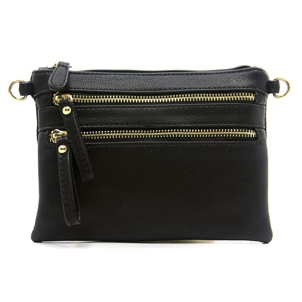 Vegan Leather Clutch & Cross Body Bag