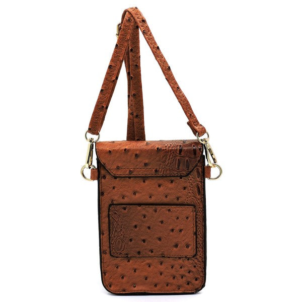 Croc Crossbody Bag & Cell Phone Case