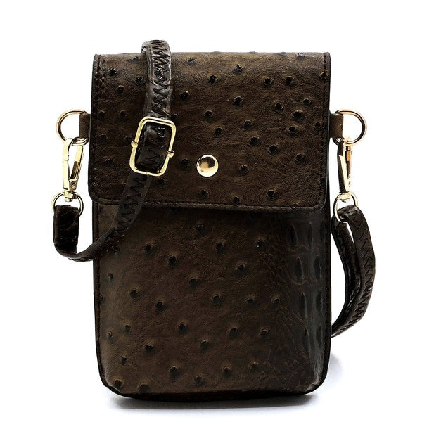 Croc Crossbody Bag & Cell Phone Case