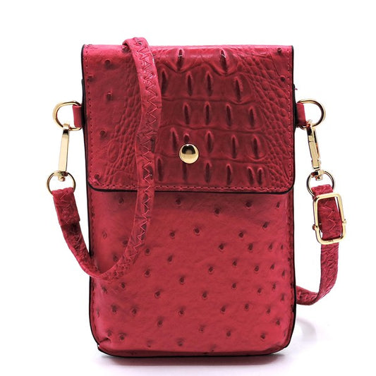 Croc Crossbody Bag & Cell Phone Case