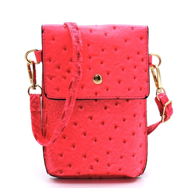 Croc Crossbody Bag & Cell Phone Case