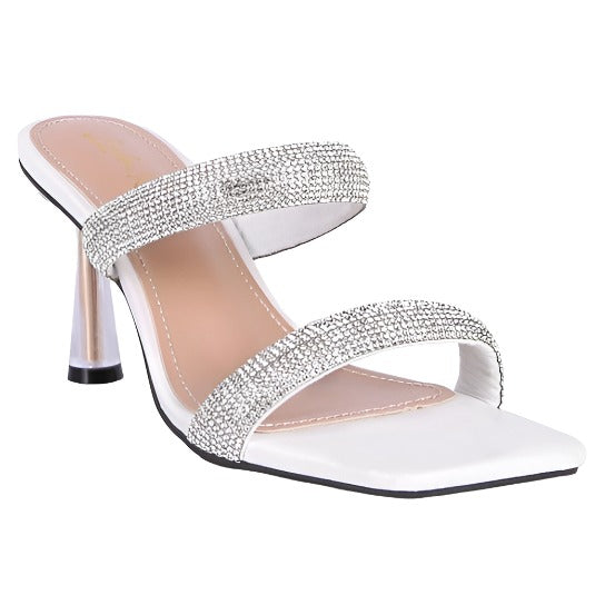 Diamante Strappy Heeled Sandals