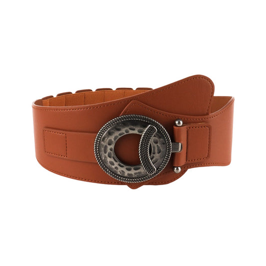 Retro Elastic Wide Belt