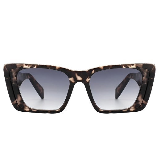 Square Retro Oversized Cat Eye Sunglasses