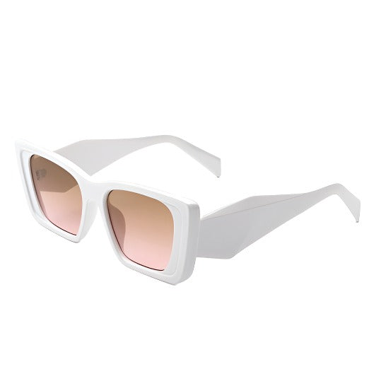 Square Retro Oversized Cat Eye Sunglasses