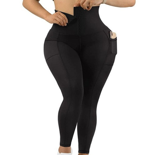 Corset leggings  Soft Body Shaper with Pockets