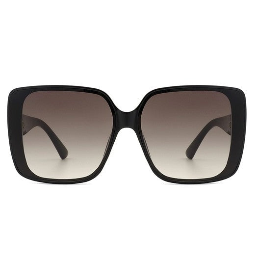 Square Retro Flat Top Sunglasses