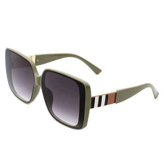 Square Retro Flat Top Sunglasses