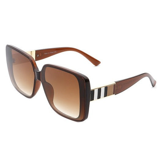 Square Retro Flat Top Sunglasses