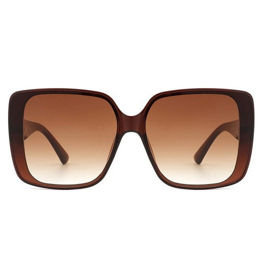 Square Retro Flat Top Sunglasses