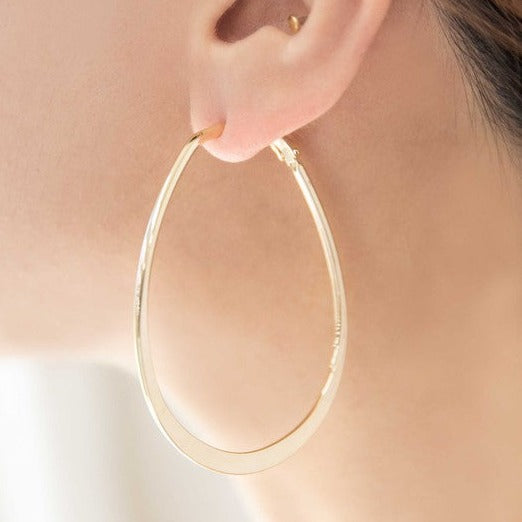 Asymmetrical Hoop Earrings