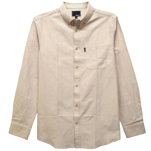 Classic Comfort Long Sleeve Button-Down Shirt