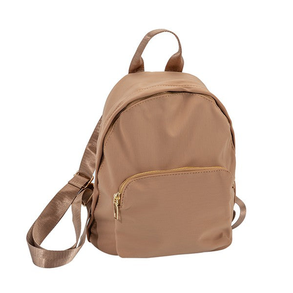 Vegan Leather Mini Backpack