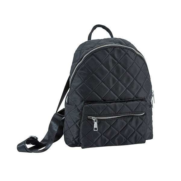 Quilted Vegan Leather Backpack