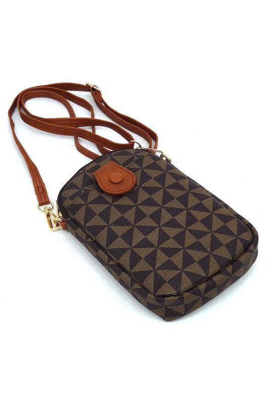 Monogram Mini Crossbody Bag & Cell Phone Case