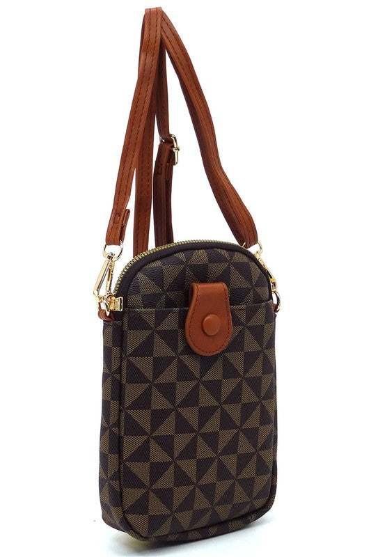 Monogram Mini Crossbody Bag & Cell Phone Case