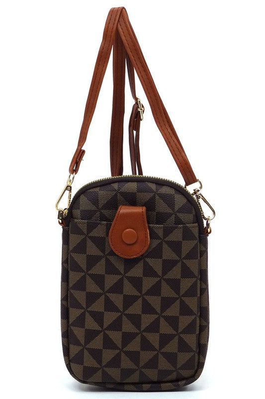 Monogram Mini Crossbody Bag & Cell Phone Case