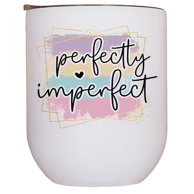 Perfectly Imperfect Pastel Wine Tumbler