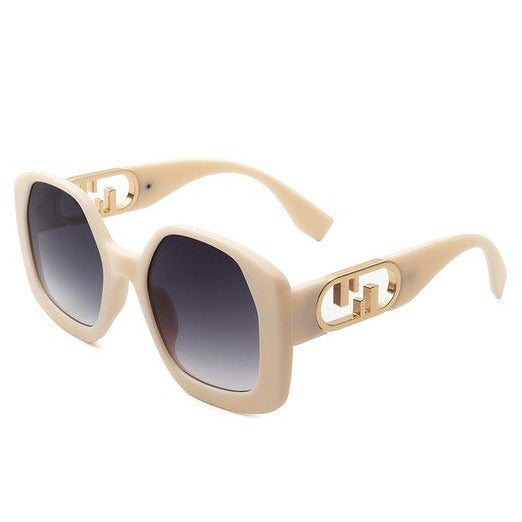 Oversize Chunky Square Sunglasses