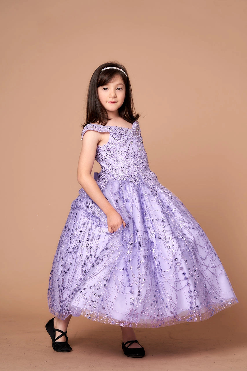 Glitter Detachable Cape Mini Quince Dress