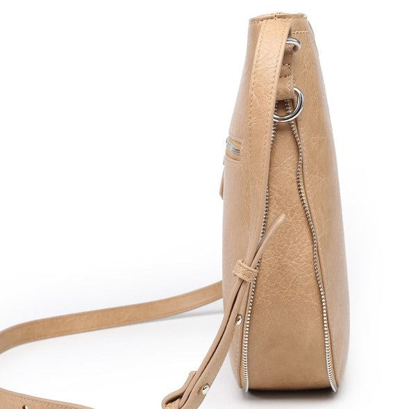 Small Vegan Leather Crossbody Bag