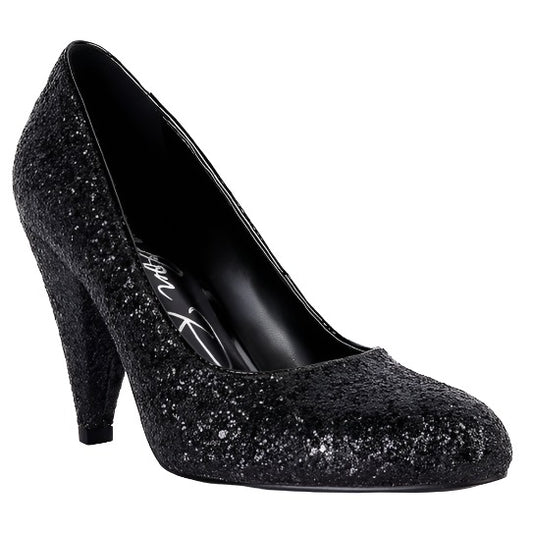 Sugar Plum Glitter Heel Pumps