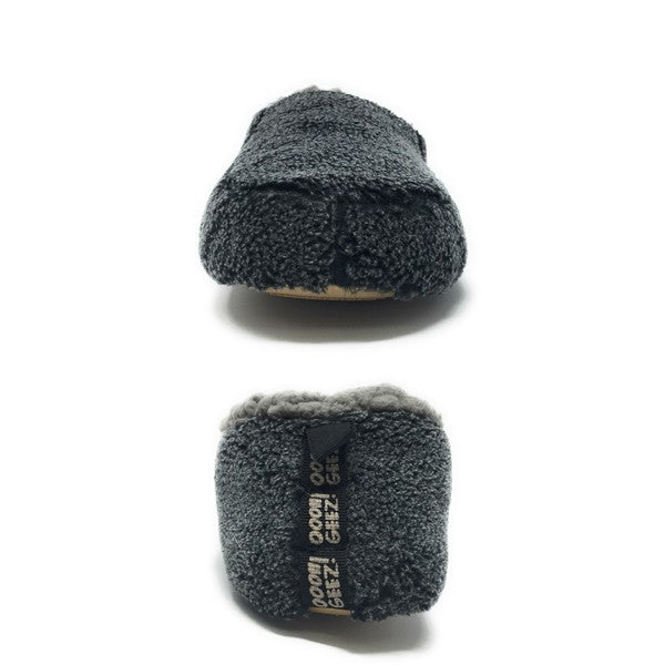 Sherpa Black - Cozy Sherpa House Slippers