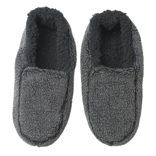 Sherpa Black - Cozy Sherpa House Slippers