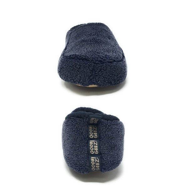 Sherpa Blue Cozy Fleece Lined Slippers