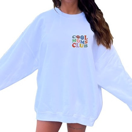 Cool Moms Club Smiley Sweatshirt