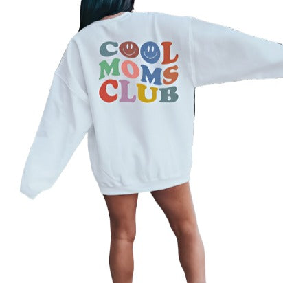 Cool Moms Club Smiley Sweatshirt - Plus