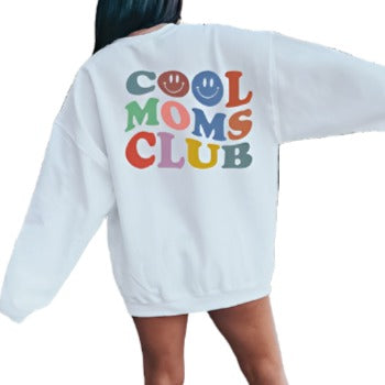 Cool Moms Club Smiley Sweatshirt