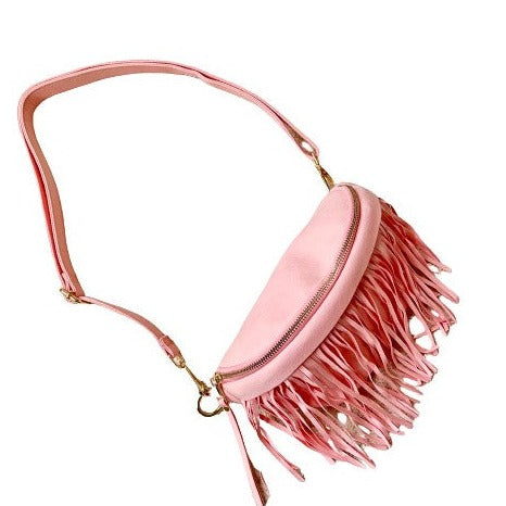 Removable Fringe Sling Bag