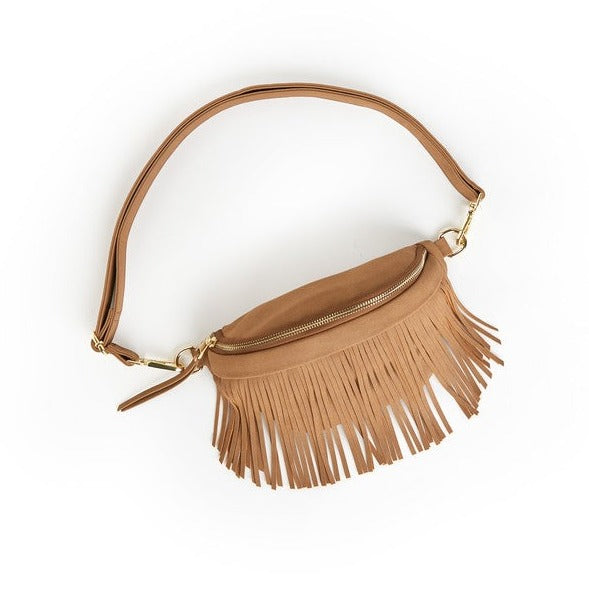 Removable Fringe Sling Bag