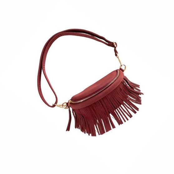 Removable Fringe Sling Bag