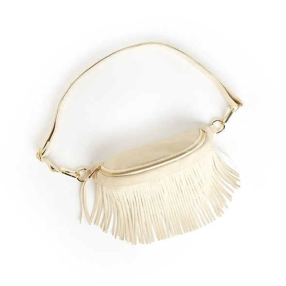 Removable Fringe Sling Bag