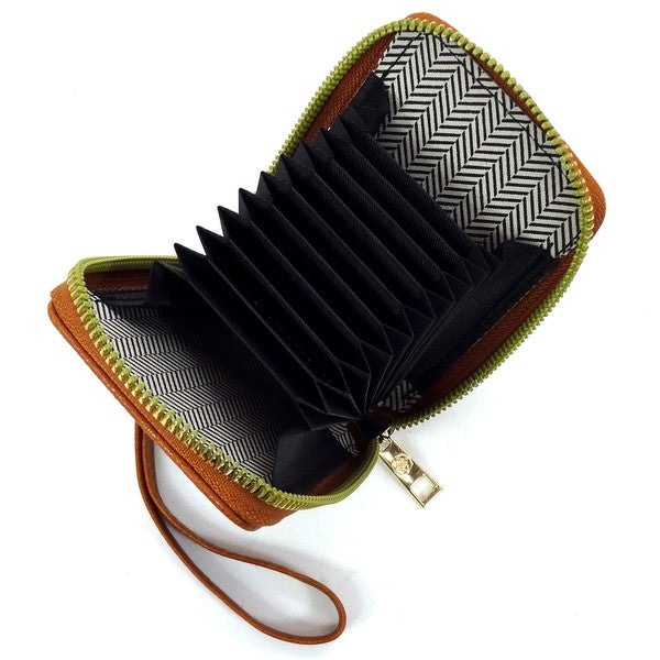 Accordion Wallet Wristlet