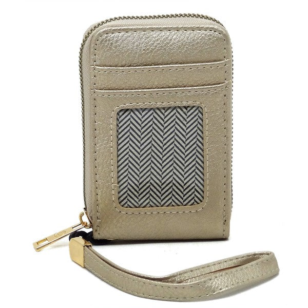 Accordion Wallet Wristlet