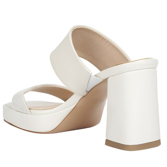 Slip On Platform Block Heel Sandals