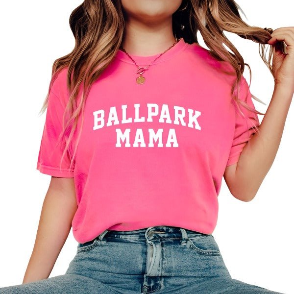 Varsity Ballpark Mama Dyed Tee