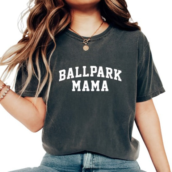 Varsity Ballpark Mama Dyed Tee