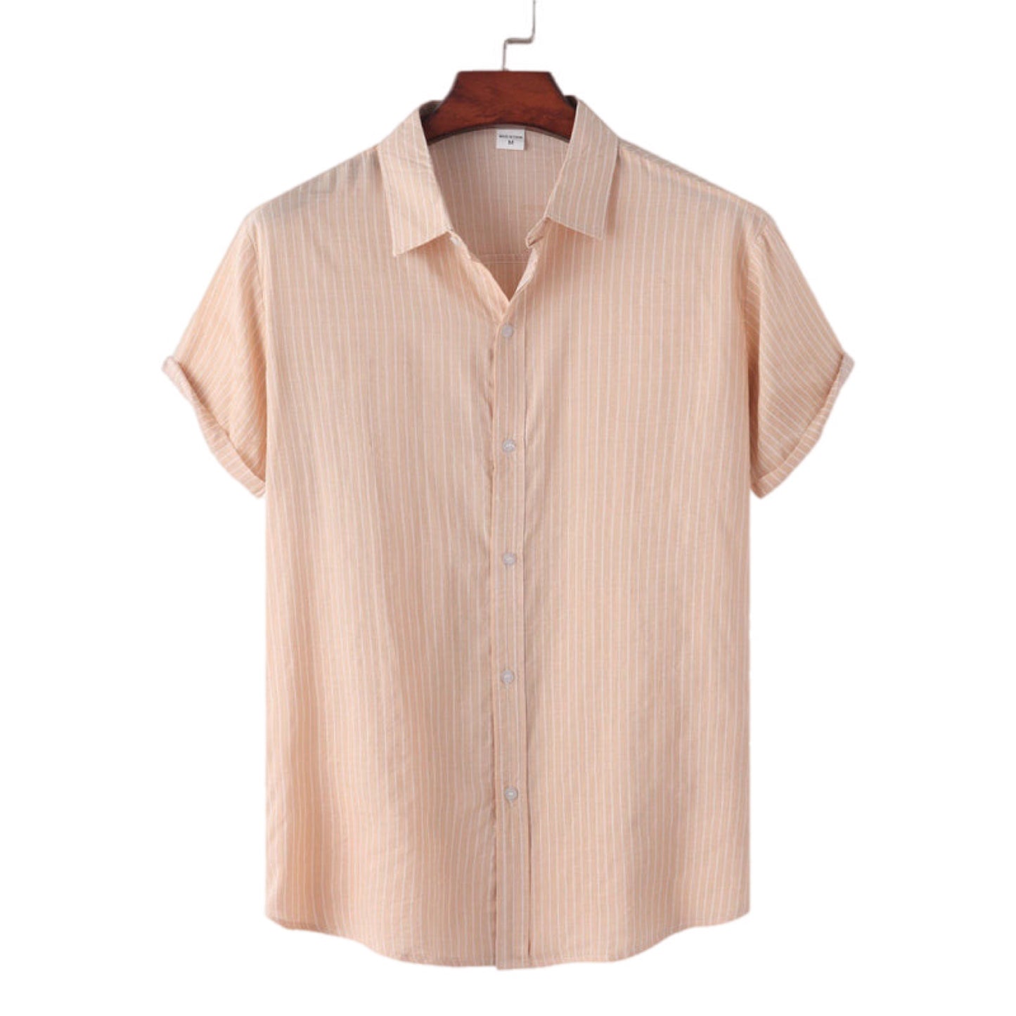 Button Up Short Sleeve Print Shirt