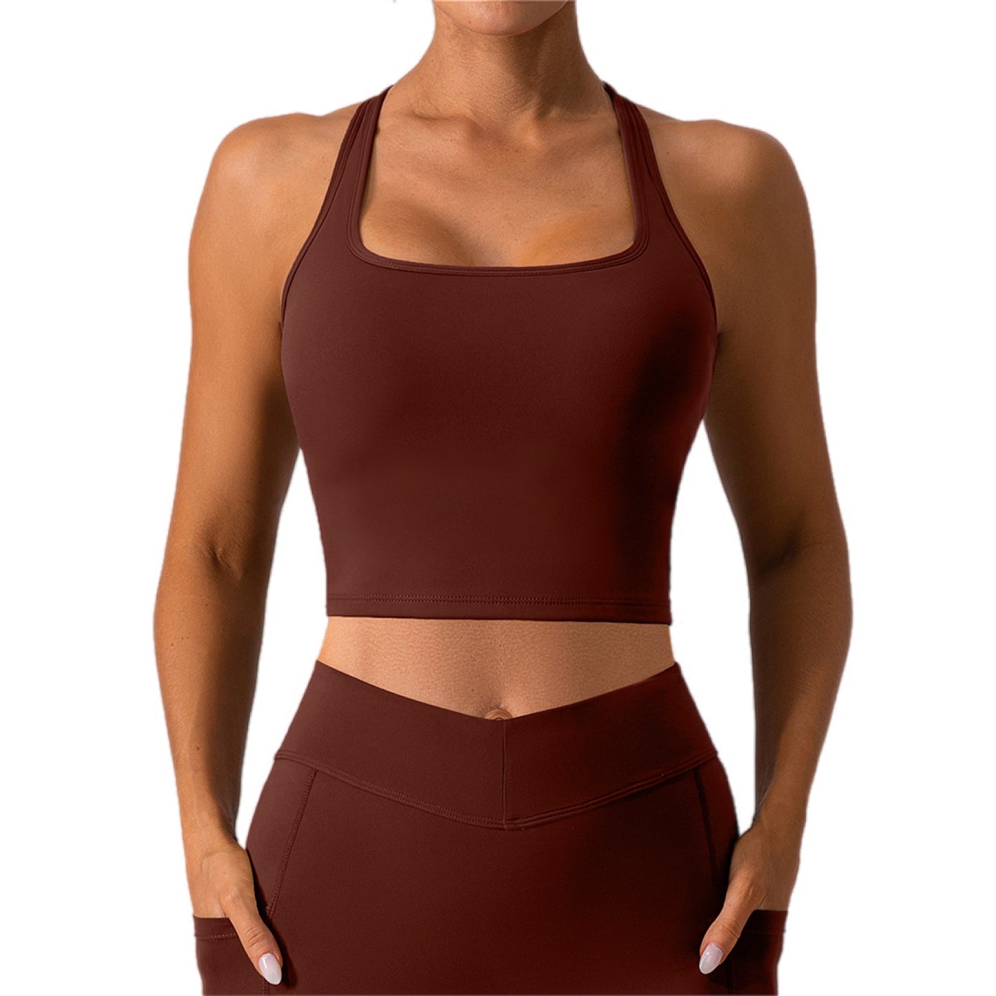 Activewear Racerback Cropped Tank