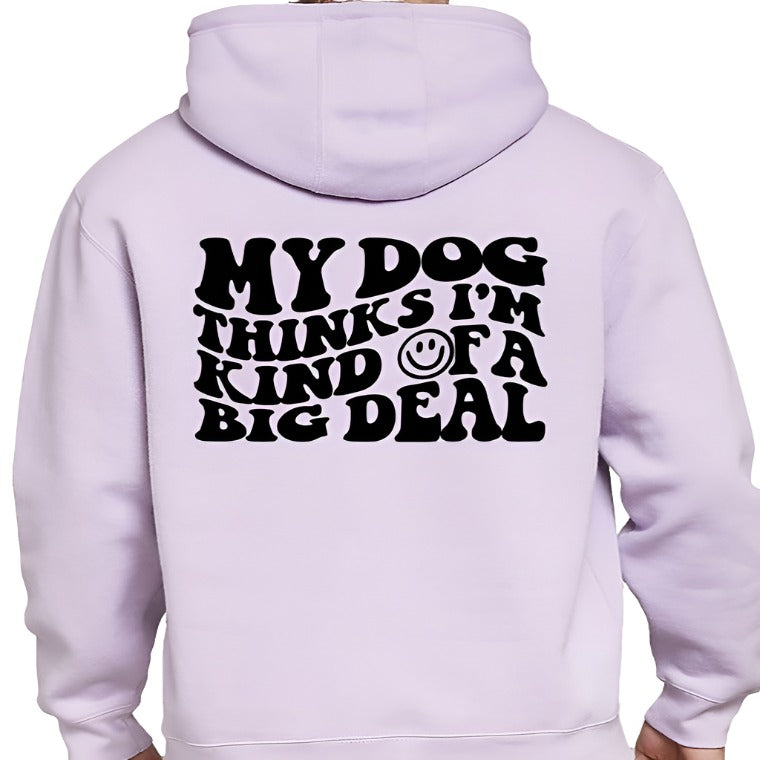 Dog Mom Dripping Smiley Hoodie Sweatshirt - Plus