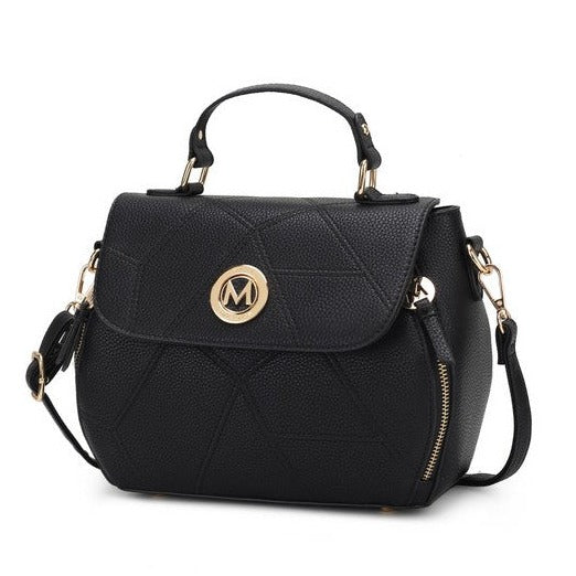 Vegan Leather Satchel Bag