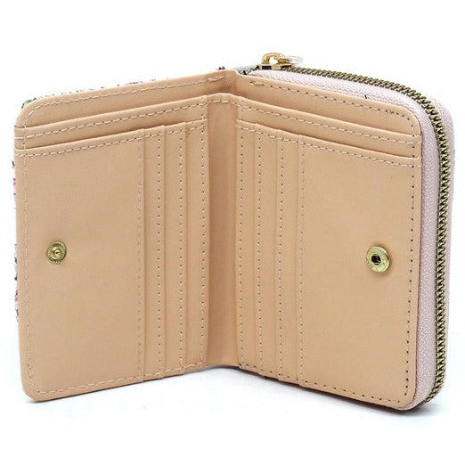 Vegan Leather Accordion Bi-fold Wallet