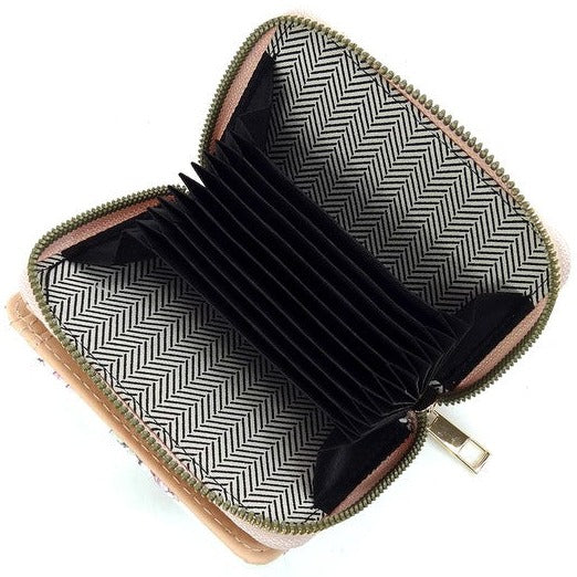 Vegan Leather Accordion Bi-fold Wallet