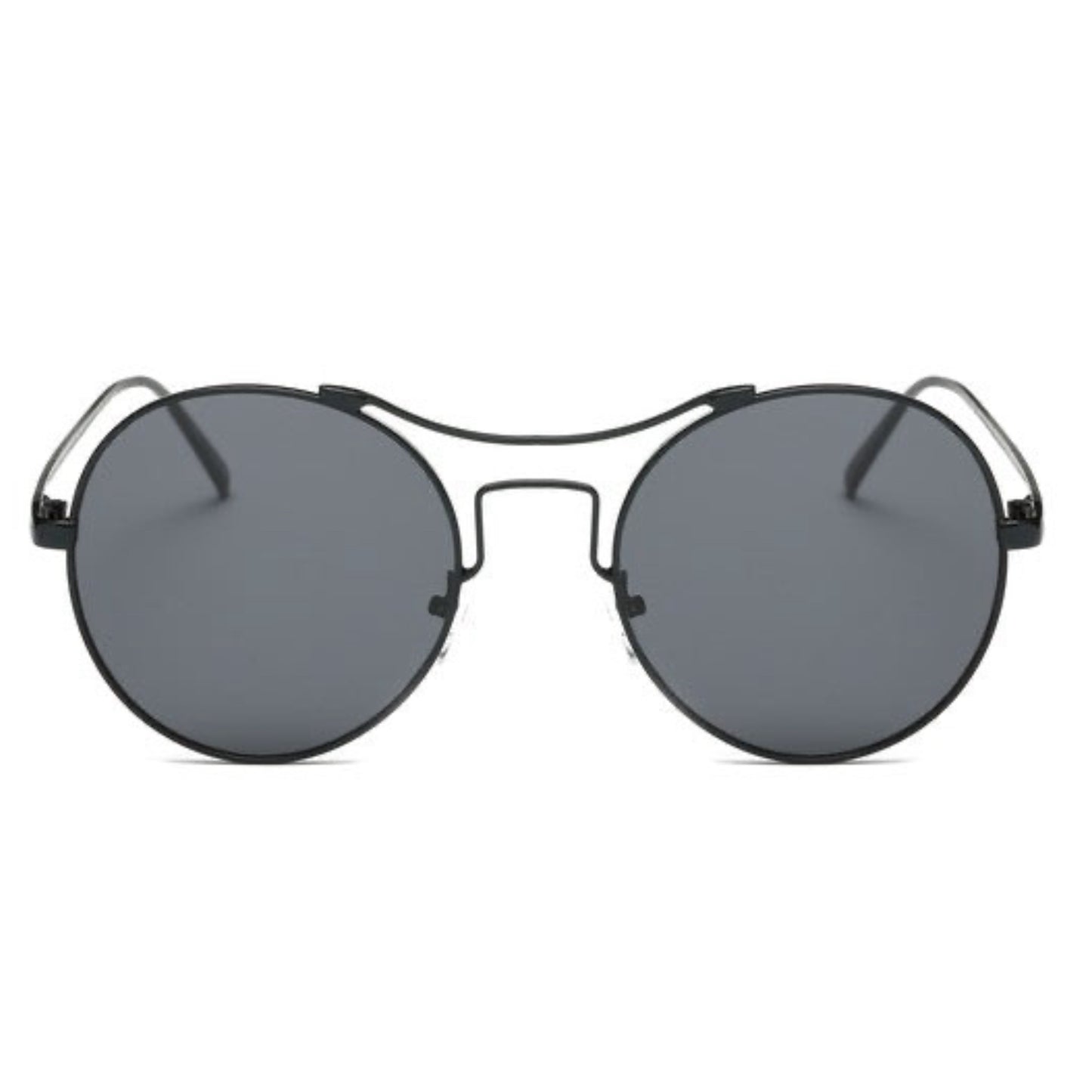 Round Mirrored Sunglasses