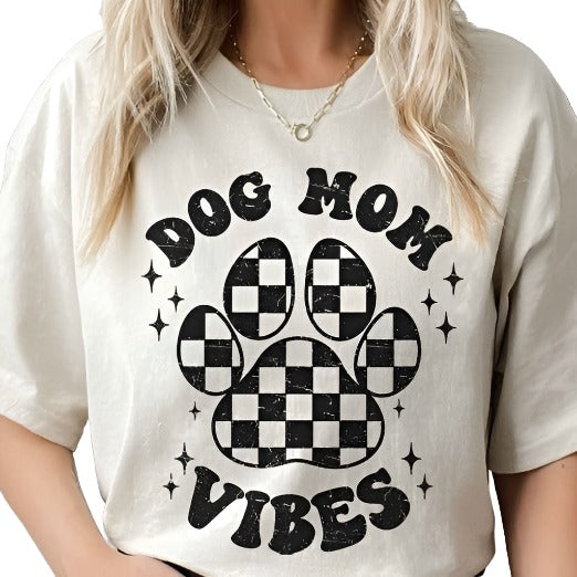 Dog Mom Vibes Graphic Top