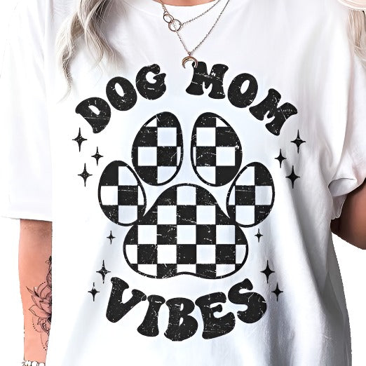 Dog Mom Vibes Graphic Top